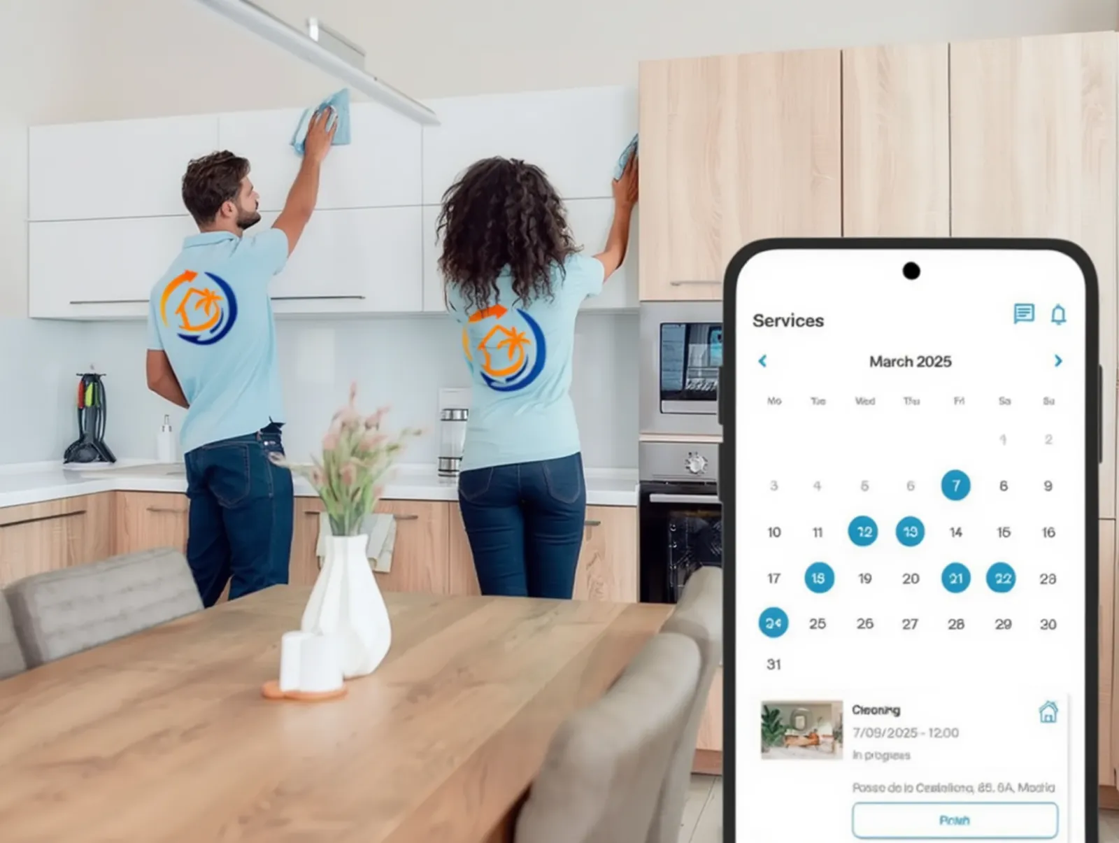 Servizio di pulizia professionale programmata per appartamenti turistici a Fuerteventura